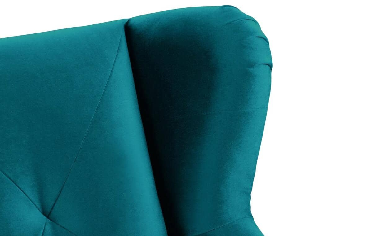 Fotelis MIRU, jūros mėlynas, 90x100x105 cm