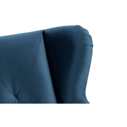 Fotelis MIRU, mėlynas, 90x100x105 cm