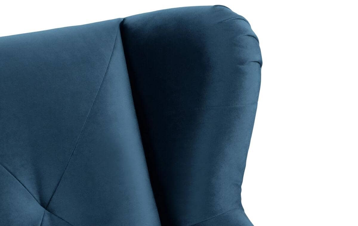 Fotelis MIRU, mėlynas, 90x100x105 cm