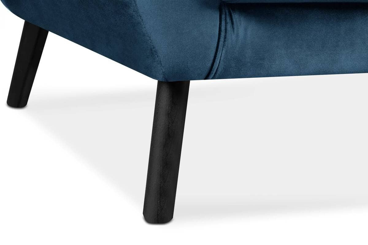 Fotelis MIRU, mėlynas, 90x100x105 cm