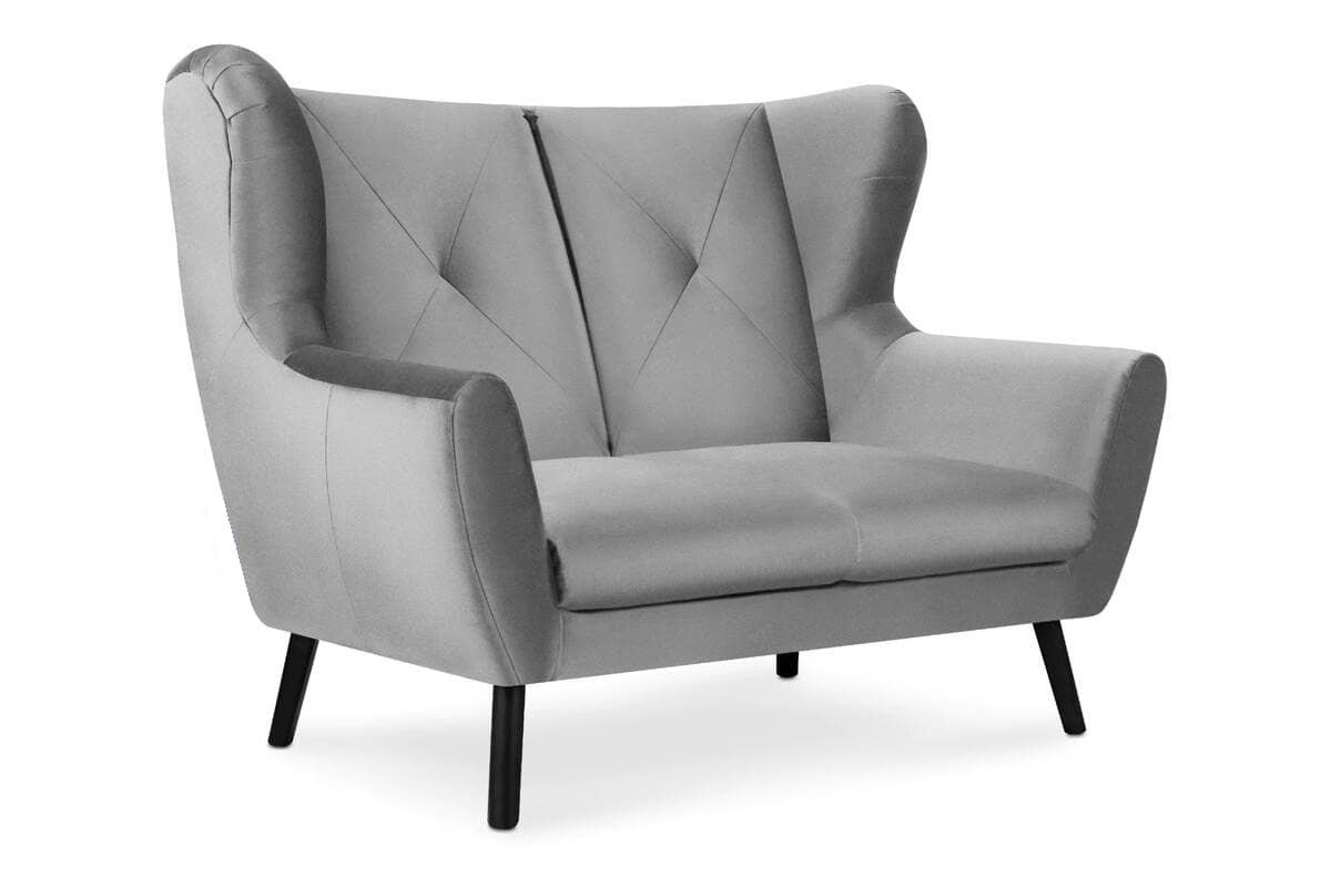 Sofa MIRU, šviesiai pilka, 146x100x105 cm