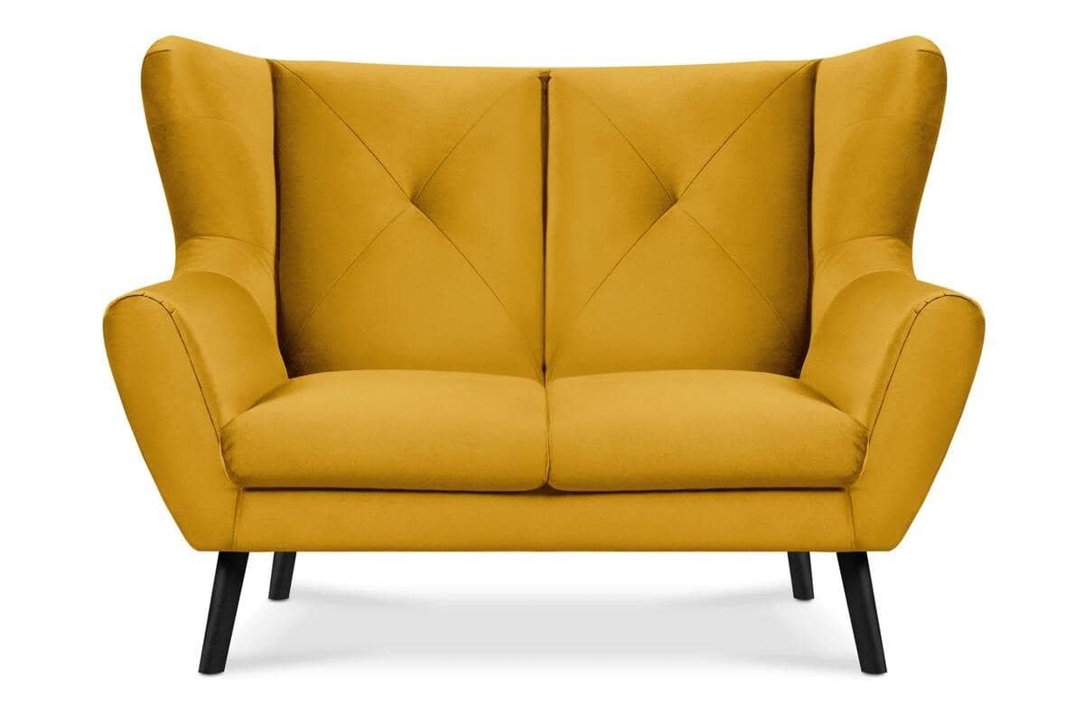 Sofa MIRU, geltona, 146x100x105 cm