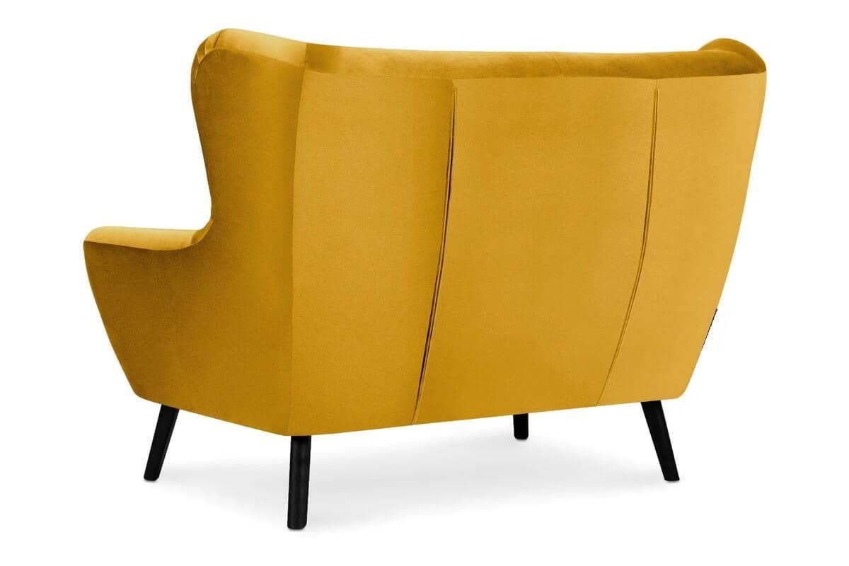 Sofa MIRU, geltona, 146x100x105 cm