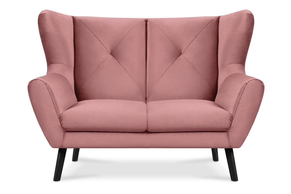 Sofa MIRU, rožinė, 146x100x105 cm
