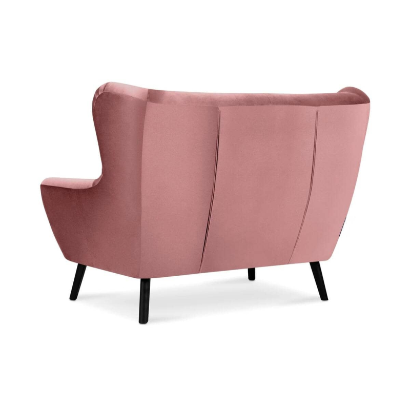 Sofa MIRU, rožinė, 146x100x105 cm