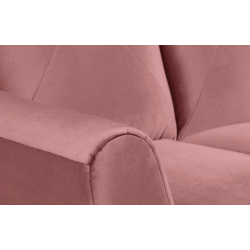 Sofa MIRU, rožinė, 146x100x105 cm