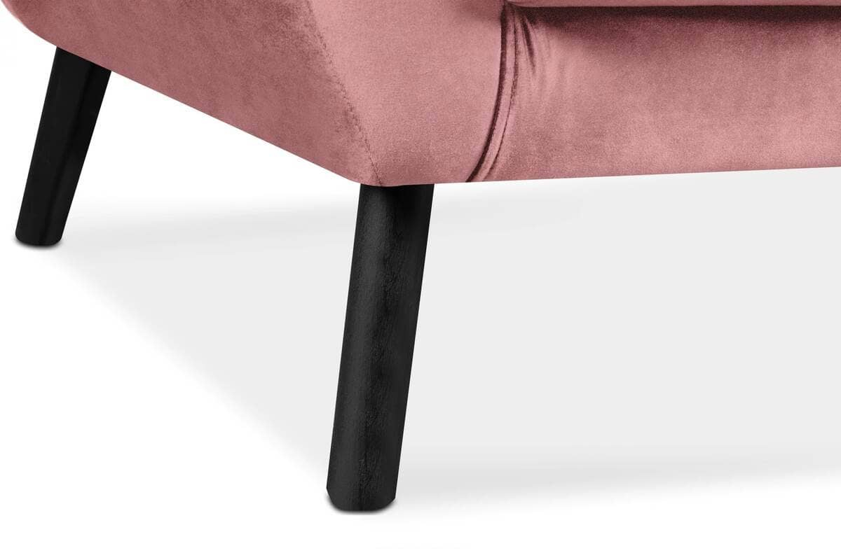 Sofa MIRU, rožinė, 146x100x105 cm
