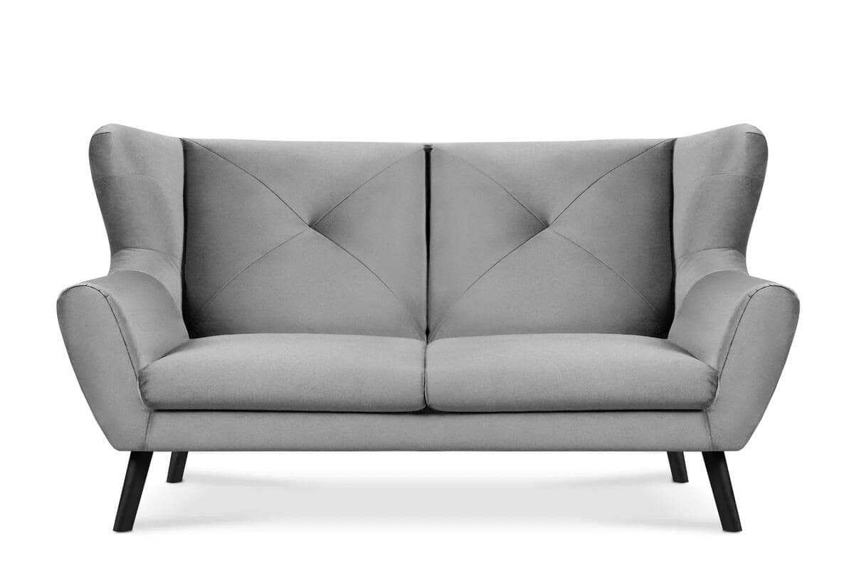 Sofa MIRU, šviesiai pilka, 196x100x105 cm