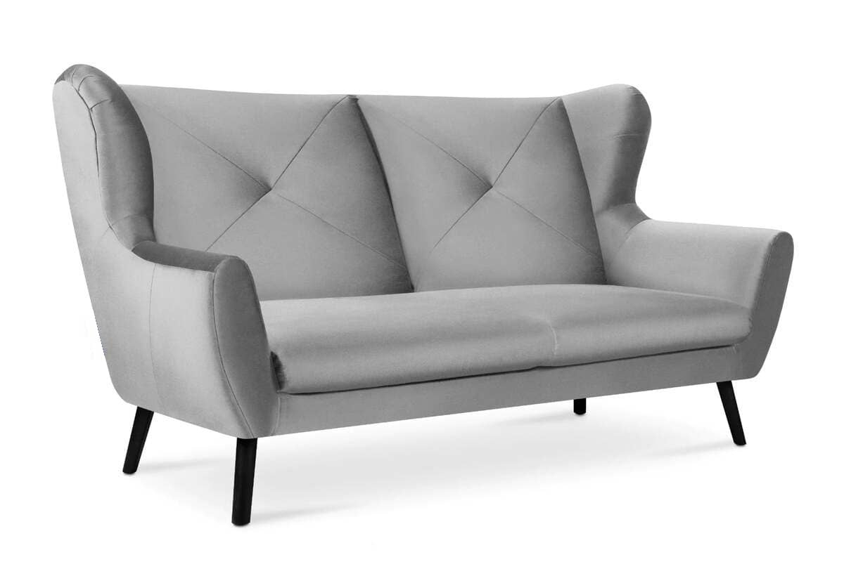 Sofa MIRU, šviesiai pilka, 196x100x105 cm