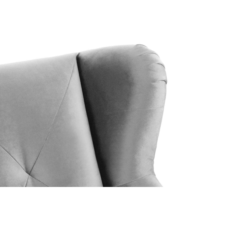 Sofa MIRU, šviesiai pilka, 196x100x105 cm