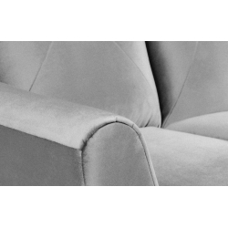 Sofa MIRU, šviesiai pilka, 196x100x105 cm