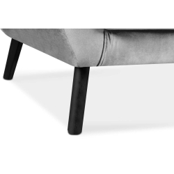 Sofa MIRU, šviesiai pilka, 196x100x105 cm