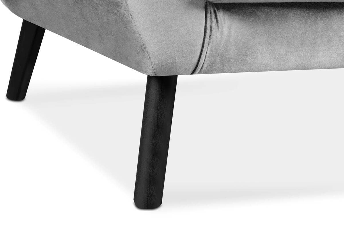 Sofa MIRU, šviesiai pilka, 196x100x105 cm