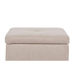 Pufas GRIDO su daiktadėže, smėlio, 41x41x50 cm