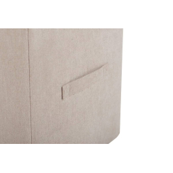 Pufas GRIDO su daiktadėže, smėlio, 41x41x50 cm