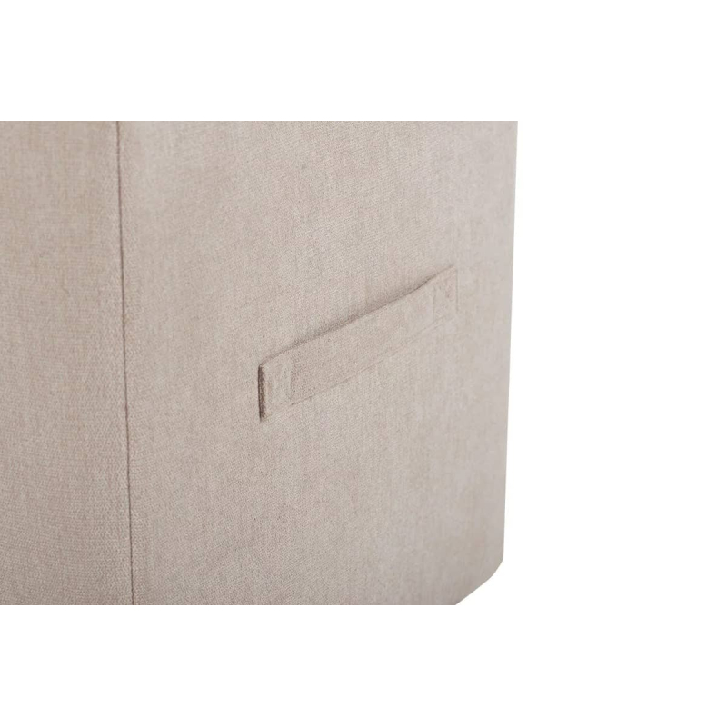 Pufas GRIDO su daiktadėže, smėlio, 41x41x50 cm