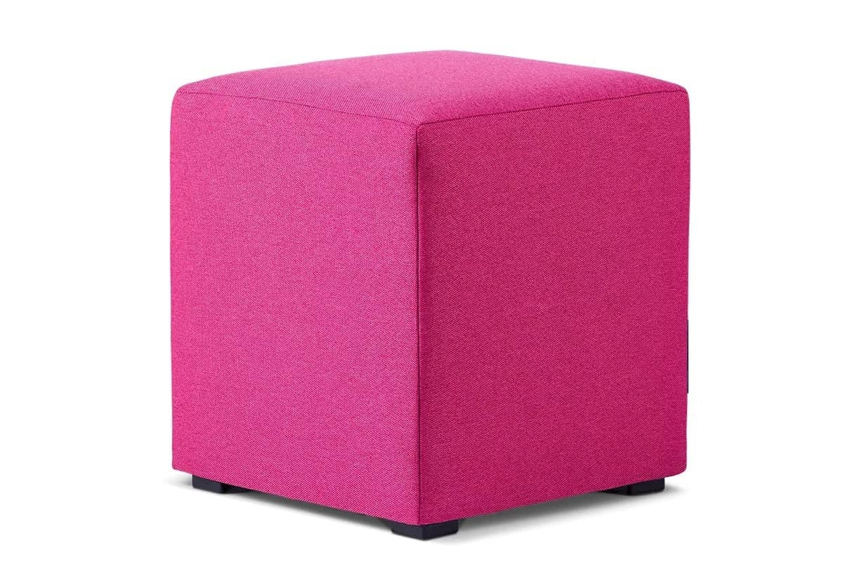 Pufas URBI, rožinis, 33x33x37 cm