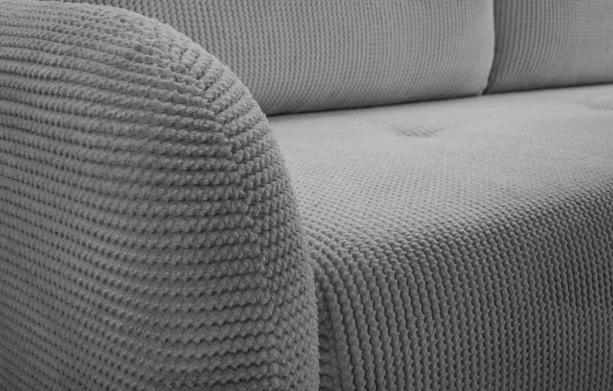 Sofa NUBUS, pilka, 230x102x95 cm