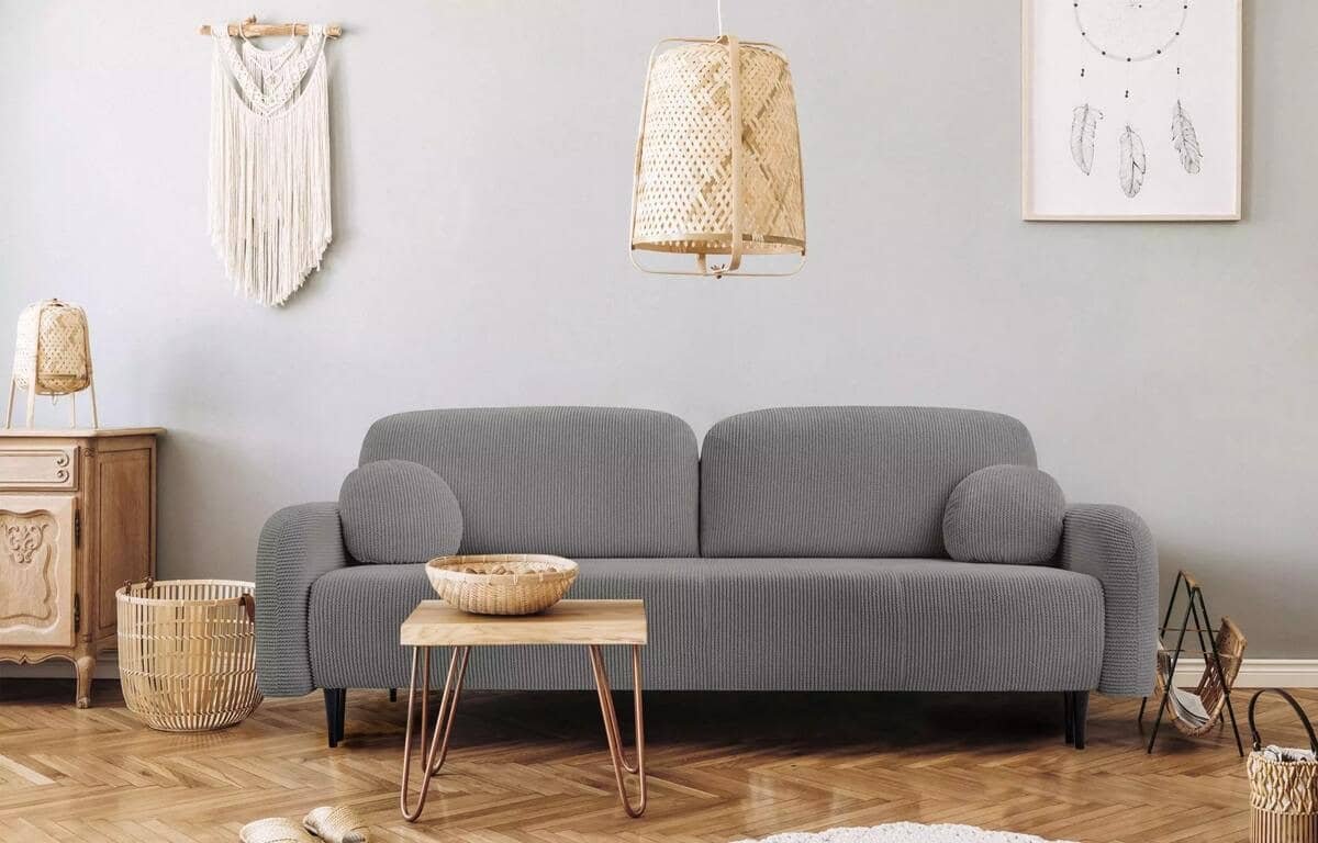 Sofa NUBUS, pilka, 230x102x95 cm