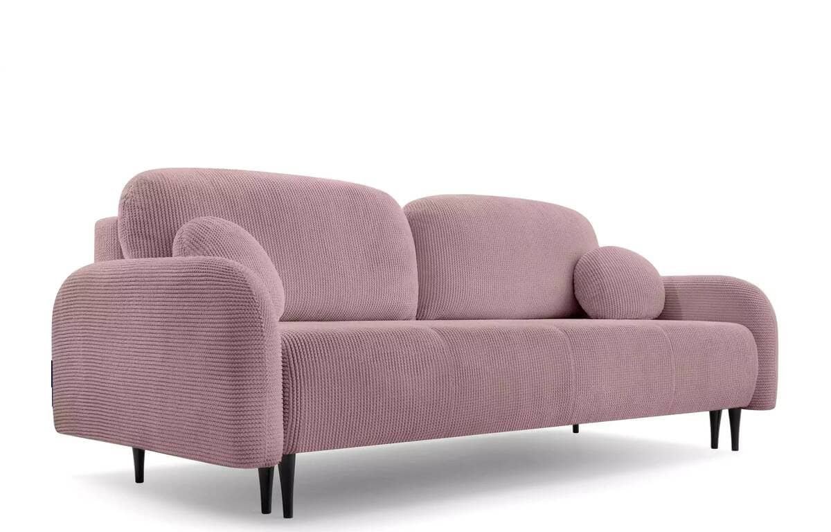 Sofa NUBUS, rožinė, 230x102x95 cm