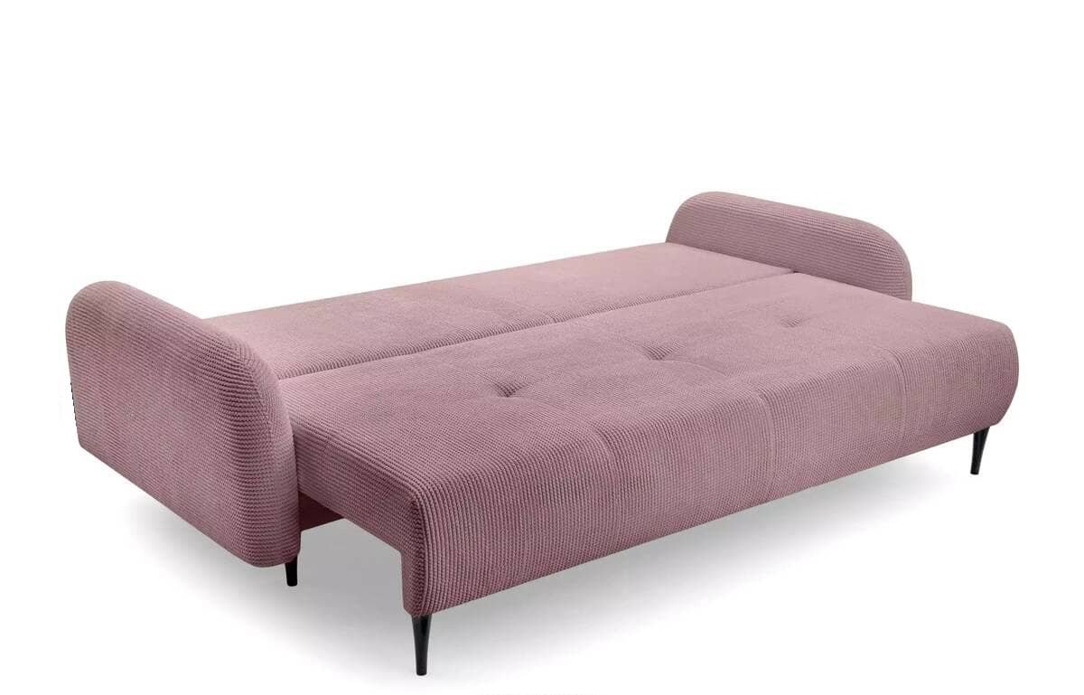 Sofa NUBUS, rožinė, 230x102x95 cm