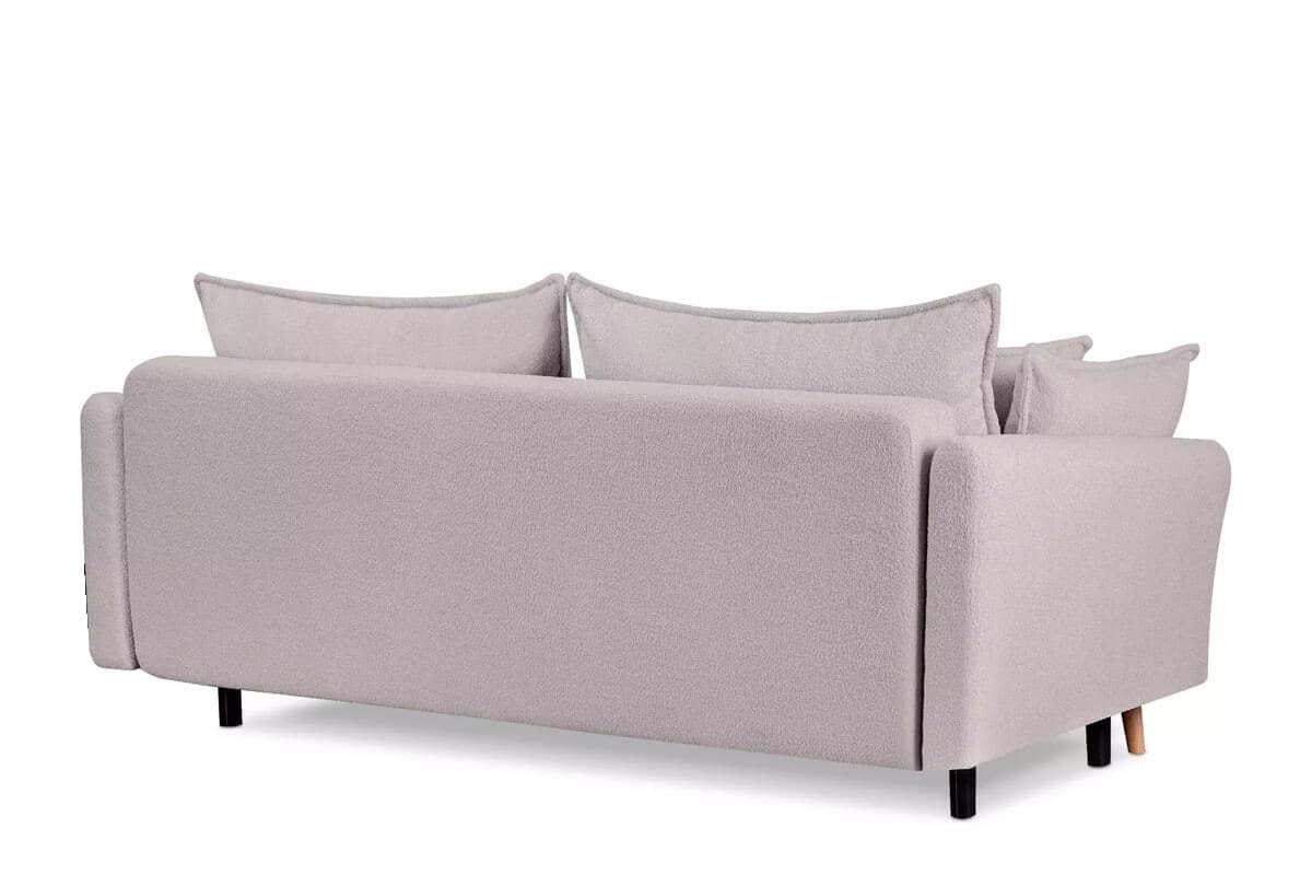 Sofa BELMO, šviesiai pilka, 228x95x102 cm