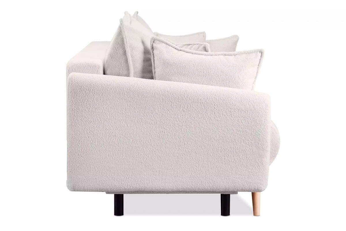 Sofa BELMO, balta, 228x95x102 cm