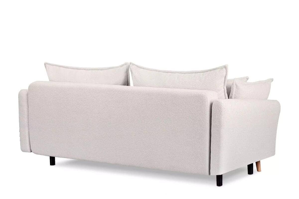 Sofa BELMO, balta, 228x95x102 cm