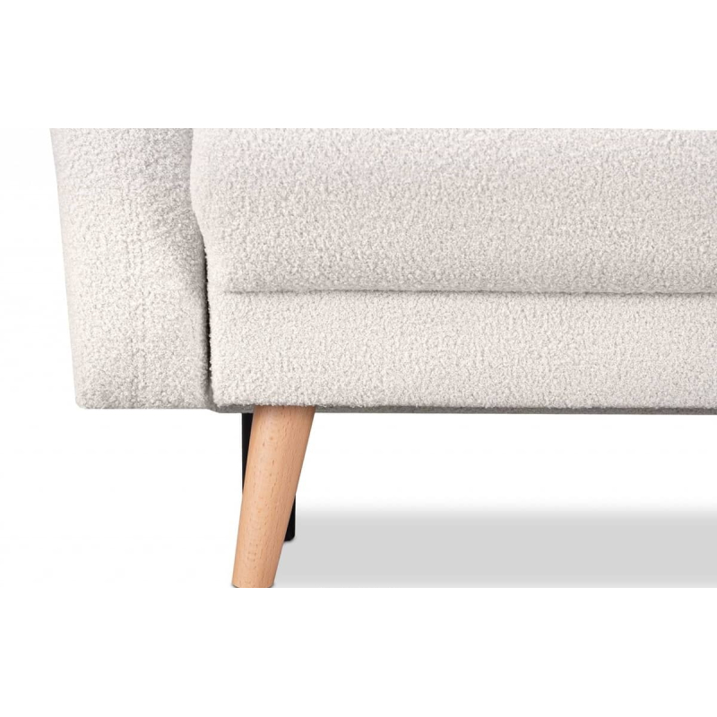 Sofa BELMO, balta, 228x95x102 cm