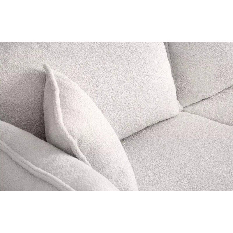 Sofa BELMO, balta, 228x95x102 cm