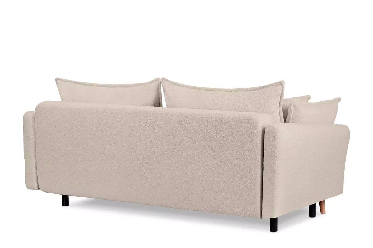 Sofa BELMO, kreminė, 228x95x102 cm