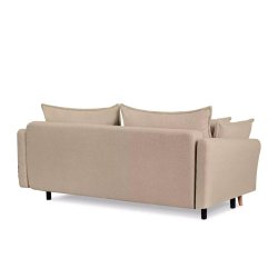 Sofa BELMO, smėlio, 228x95x102 cm