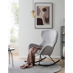 Supamas krėslas SF435, pilkas, 70x94x102 cm