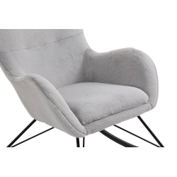 Supamas krėslas SF466, pilkas, 70x94x102 cm