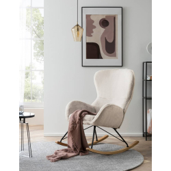 Supamas krėslas SF466, smėlio, 70x94x102 cm