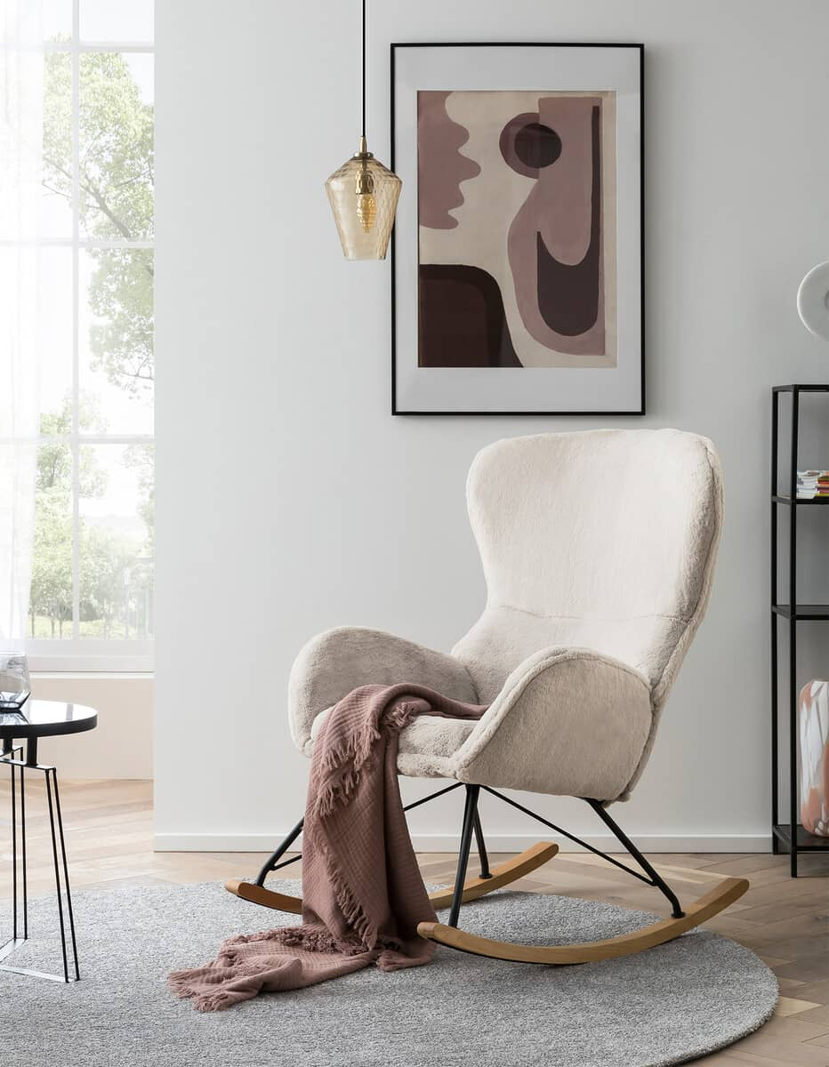 Supamas krėslas SF466, smėlio, 70x94x102 cm