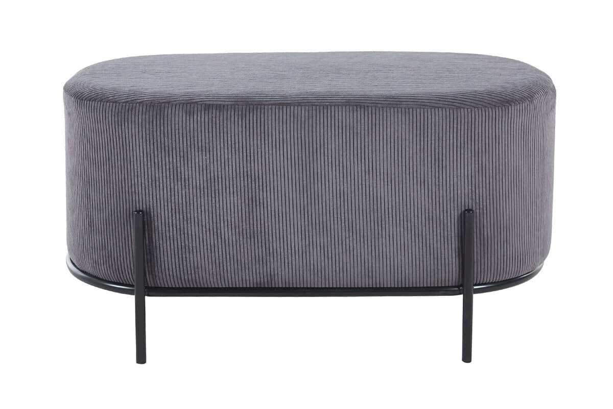 Pufas SF326, pilkas, 80x40x42 cm