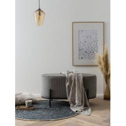 Pufas SF326, pilkas, 80x40x42 cm