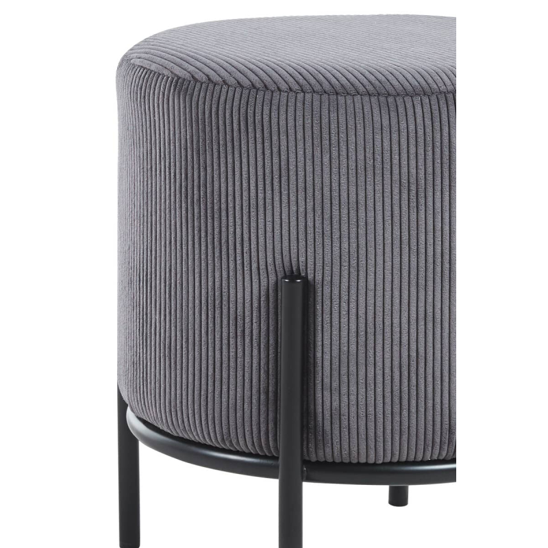 Pufas SF449, pilkas, 35x35x38 cm