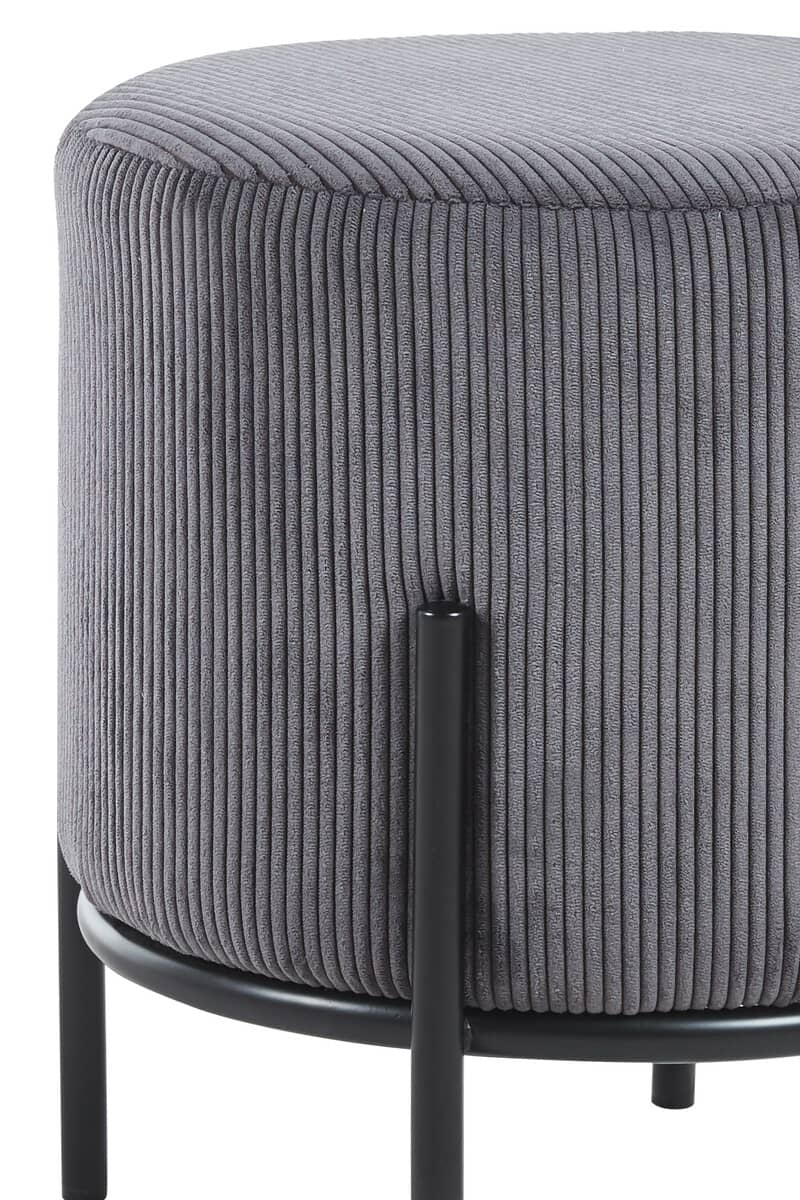 Pufas SF449, pilkas, 35x35x38 cm