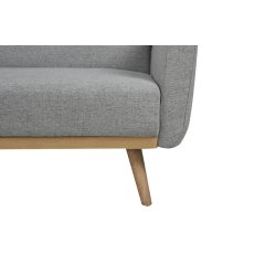 Sofa SF615, šviesiai pilka, 212x85x79 cm