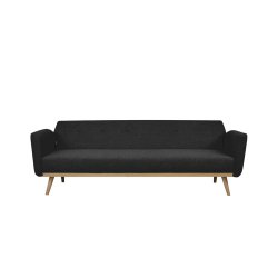 Sofa SF615, juoda, 212x85x79 cm