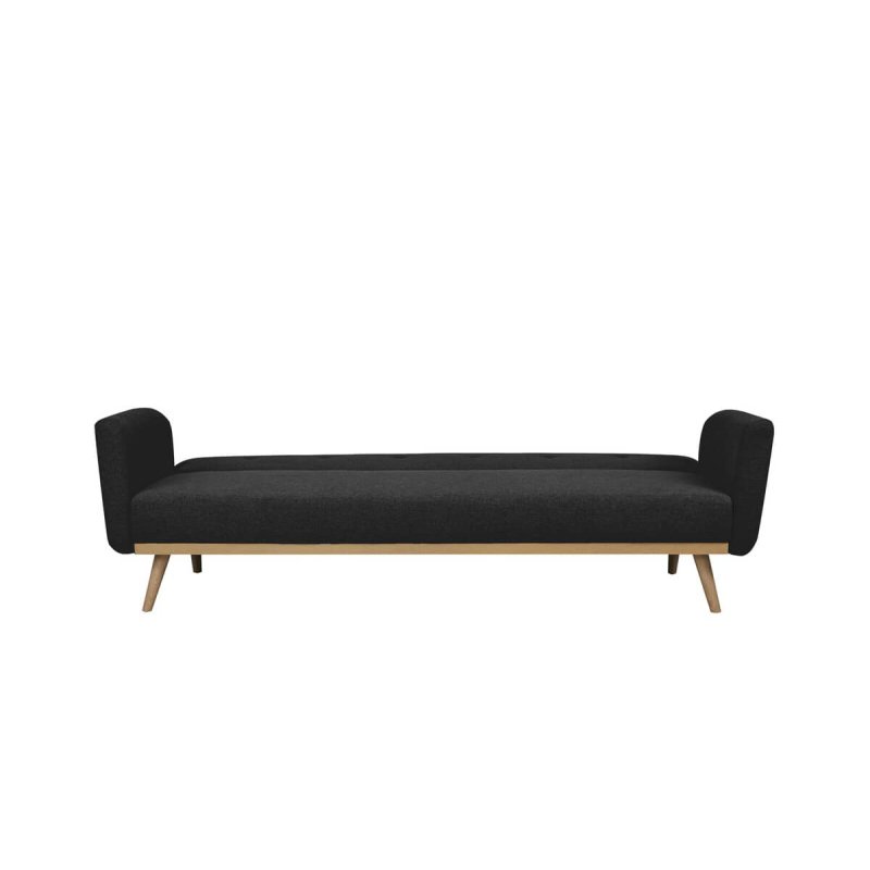 Sofa SF615, juoda, 212x85x79 cm