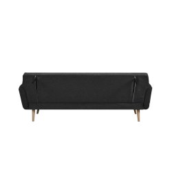 Sofa SF615, juoda, 212x85x79 cm