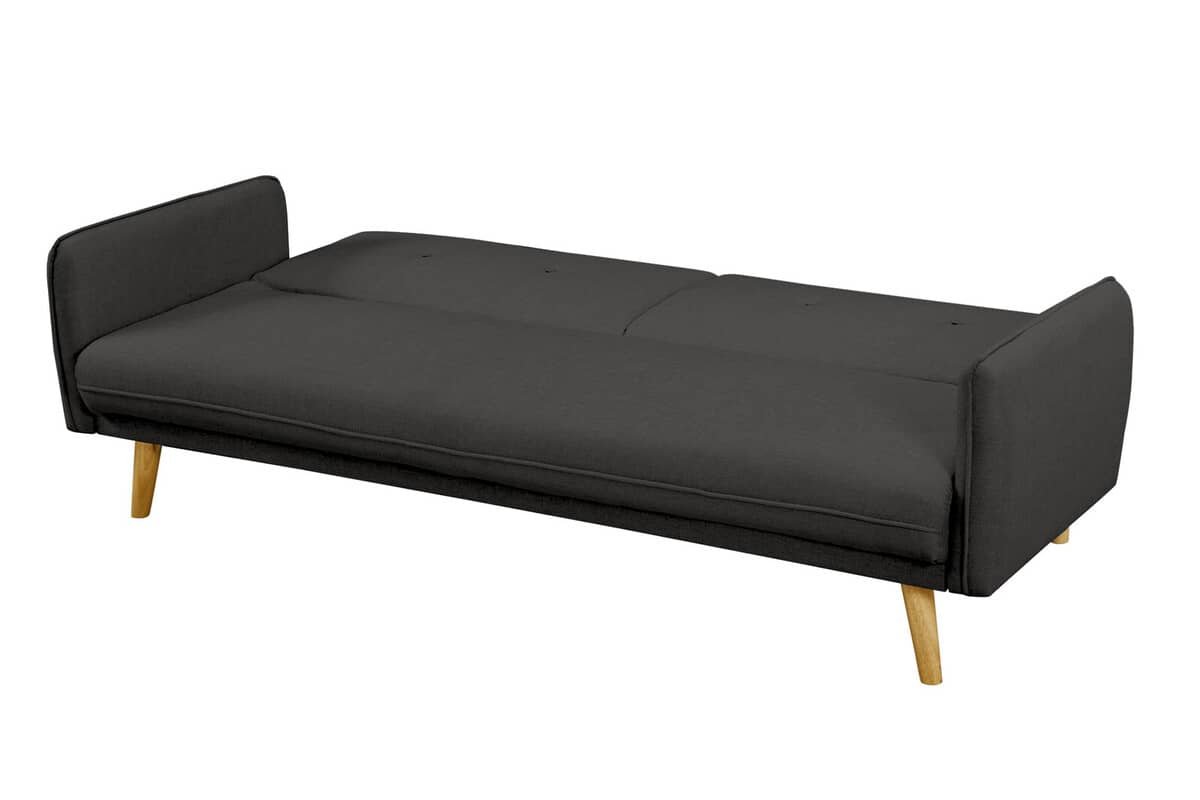 Sofa SF633, juoda, 188x85x80 cm