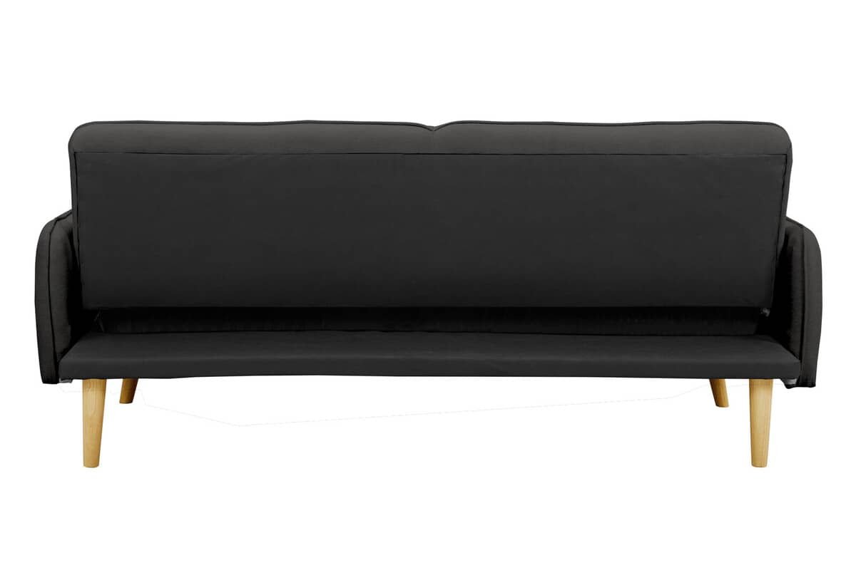 Sofa SF633, juoda, 188x85x80 cm