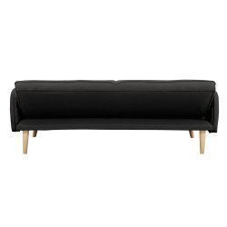 Sofa SF633, juoda, 188x85x80 cm