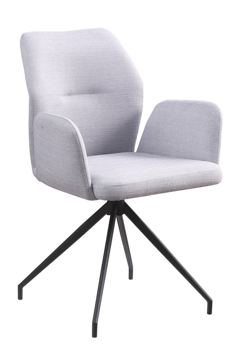 Kėdė SF534, šviesiai pilka, 59x58x88 cm