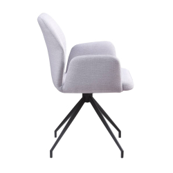 Kėdė SF534, šviesiai pilka, 59x58x88 cm