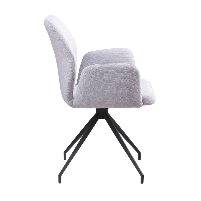 Kėdė SF534, šviesiai pilka, 59x58x88 cm